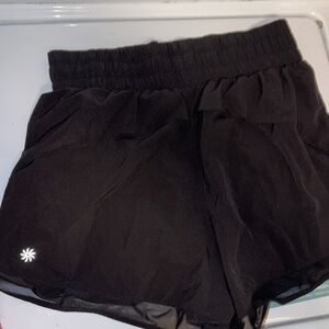 Athleta black shorts high rise
